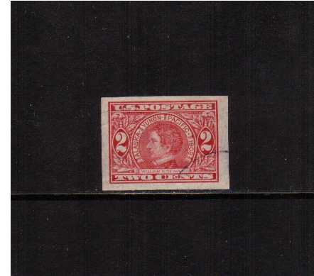 view larger image for Commemoratives 1909 Commemoratives - Early Period Commemoratives: SG Number 378 / Scott Number 2c Alaska-Yukon - Imperforate (1909) - Superb fine used single cancelled with a very light circular sate stamp. Superb!