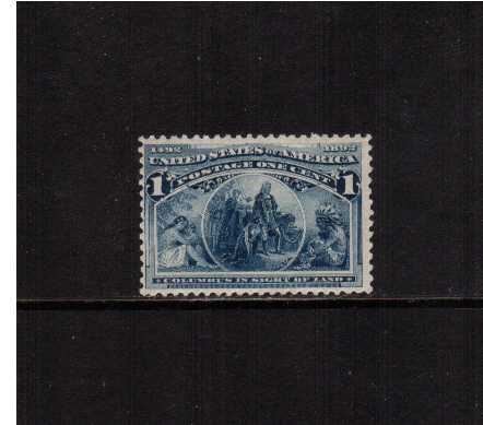 view larger image for Commemoratives 1893 Columbian - Early Period Commemoratives: SG Number 235 / Scott Number 1c - 'Columbus in sight of land' (1893) - A fine lightly mounted mint single