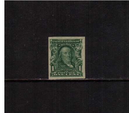 view larger image for Early Issues To 1906 Early Issues To 1906: SG Number 320 / Scott Number 1c Ben Franklin (1906) - A superb unmounted mint IMPERFORATE single