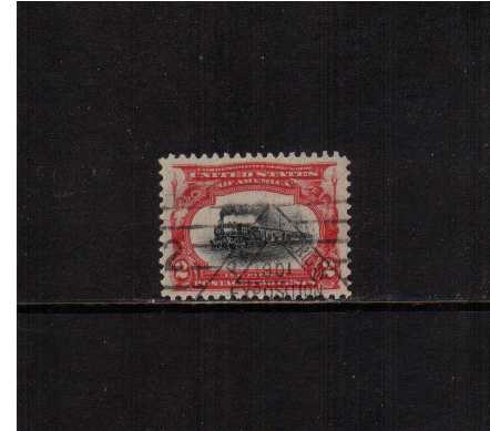 view larger image for Commemoratives 1901 Pan American - Early Period Commemoratives: SG Number 301 / Scott Number 2c Train (1901) - A fine used stamp cancelled with the exhibition cancel