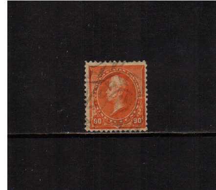 view larger image for  : SG Number 234 / Scott Number 229 (1890) - A good sound used stamp but with a crease