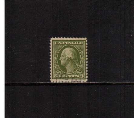 view larger image for The Washington - Franklin Issues 1908-1909 Double Line Wmk Perf 12: SG Number 344 / Scott Number 8c (1908) - George Washington<br/>
A fine used single