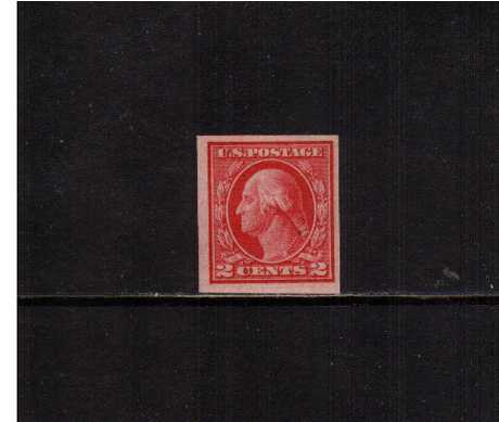 view larger image for The Washington - Franklin Issues 1912 Single Line - Imperforate: SG Number 418 / Scott Number 2c (1912) - George Washington<br/>
A superb unmounted mint single