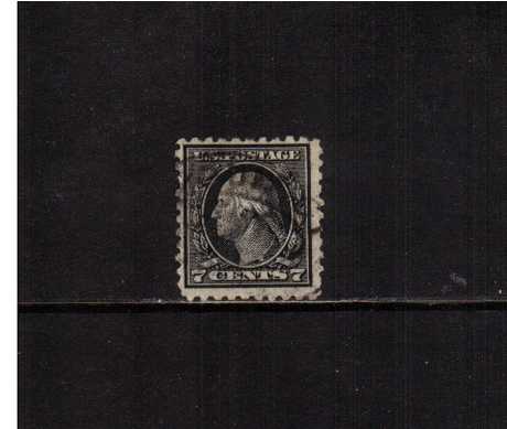 view larger image for The Washington - Franklin Issues 1914-1915 Single Line Wmk - Flat Press - Perf 10: SG Number 438 / Scott Number 7c (1914) - George Washington<br/>
A superb fine used single