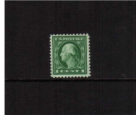view larger image for The Washington - Franklin Issues 1917-1919 No Wmk - Flat Press - Perf 11: SG Number 505 / Scott Number 1c (1917) - George Washington<br/>
A superb unmounted mint single