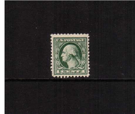 view larger image for The Washington - Franklin Issues 1918-1920 Offset Printings - Perf 11: SG Number 530 / Scott Number 1c Grey Green (1918) - George Washington<br/>
A superb unmounted mint single