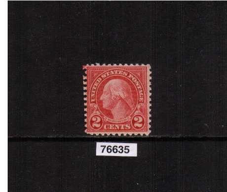 view larger image for  : SG Number 599 / Scott Number 595 (1923) - George Washington<br/>
An unmounted mint single with the benefit of a PSE certificate.
