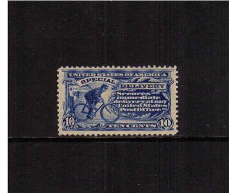 view larger image for The Back Of The Book Issues Special Delivery: SG Number E325 / Scott Number 10c Ultramarine - Perforation 12 - Single Line Watermark (1902) - A superb unmounted mint single with the benefit of a PSE certificate.