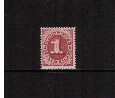 view larger image for The Back Of The Book Issues Postage Dues: SG Number D235 / Scott Number 1c Bright Claret (1891) - A superb unmounted mint single with the benefit of a PSE certificate.
