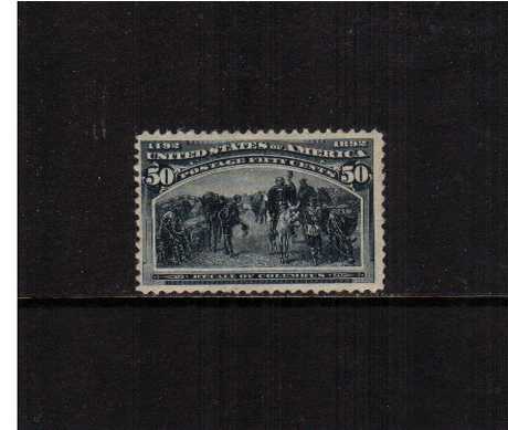 view larger image for Commemoratives 1893 Columbian - Early Period Commemoratives: SG Number 245 / Scott Number 50c 'Recall of Columbus' (1893) - A good mounted mint with origial gum and some minor paper adherance to the gum which has been reflected in the price.