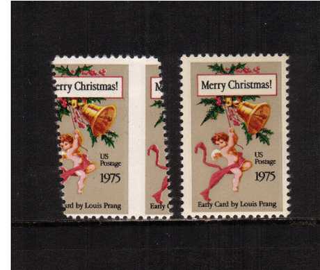 view larger image for  : SG Number 1579var / Scott Number 1580var (1975) - A superb unmounted mint single with a twisted sideways perforation shift resulting in a distorted stamp. Very unusual!