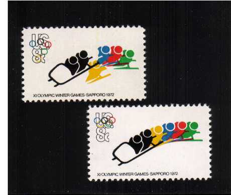 view larger image for  : SG Number 1465var / Scott Number 1461var (1972) - A superb unmounted mint single showing a large downwards shift of YELLOW only  resulting in a man falling out!!