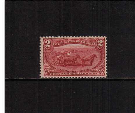 view larger image for Commemoratives 1898 Transmiss - Early Period Commemoratives: SG Number 292 / Scott Number 2c Farming (1898) - A superb very lightly mounted mint single with just a trace of a hinge mark.