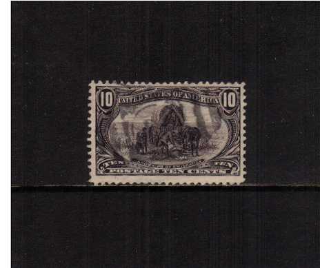 view larger image for Commemoratives 1898 Transmiss - Early Period Commemoratives: SG Number 296 / Scott Number 10c Hardships of Emigration (1898) - A superb very fine used stamp.
