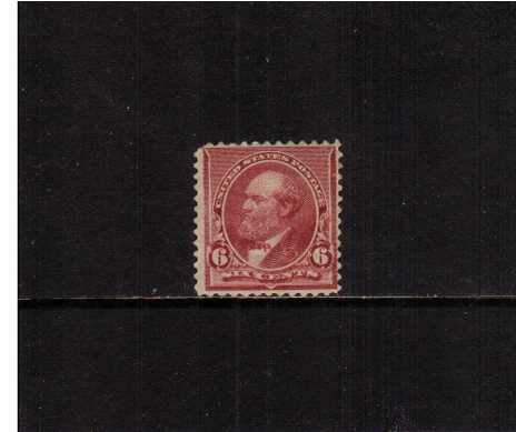 view larger image for  : SG Number 229 / Scott Number 224 (1890) - A lightly mounted mint stamp with a blunt corner.