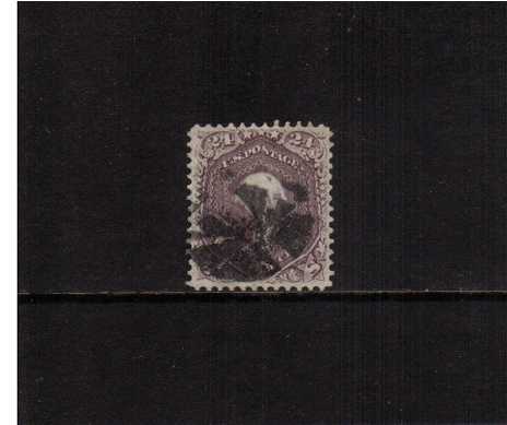 view larger image for Early Issues To 1906 Early Issues To 1906: SG Number 66a / Scott Number 24c Washington - Brown Lilac (1861) - A superb stamp with lovely centering, perforations  and a bright colour cancelled with a slightly smudgy cork cancel.