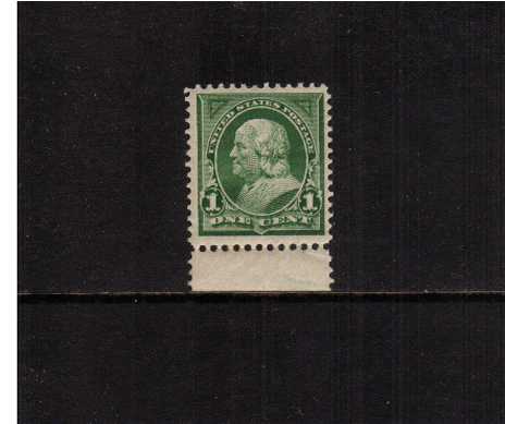 view larger image for Early Issues To 1906 Early Issues To 1906: SG Number 283 / Scott Number 1c Ben Franklin (1898) - A superb unmounted mint lower marginal single.