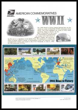 view larger image for  : SG Number 2915a / Scott Number 2838 (1994) - World War II<br/>'Road to Victory' Dated 1944