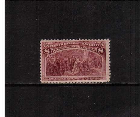 view larger image for  : SG Number 241 / Scott Number 236 (1893) - A mint fresh mint stamp with part original gum and a few shortish perforations SE corner