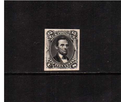 view larger image for  : SG Number 73P / Scott Number 77 (P4) (1866) - A fine crisp proof in Black on thick card.