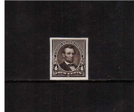 view larger image for  : SG Number 227P / Scott Number 222 (P3) (1890) - A Plate Proof in Dark Brown on India paper. Superb!