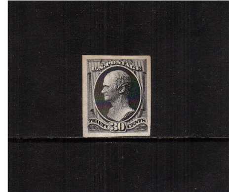 view larger image for  : SG Number 156P / Scott Number 154 (P3) (1870) - A good looking plate proof on slightly thicker than normal India paper with some very, very light tone spots only visible from the back.