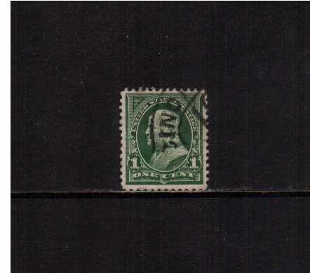 view larger image for Early Issues To 1906 Early Issues To 1906: SG Number 283 / Scott Number 1c Ben Franklin (1897) - A superb fine used single in a deep rich colour