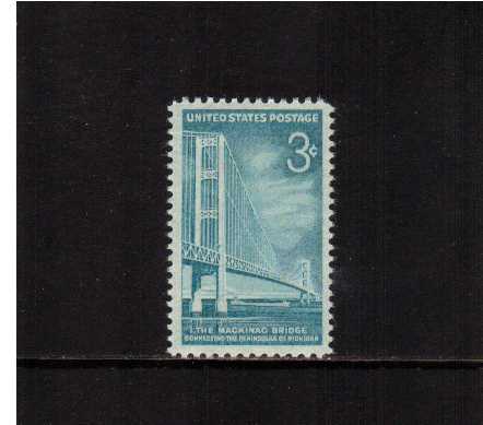 view larger image for  : SG Number 1108 / Scott Number 1109 (1958) - Mackinac Bridge