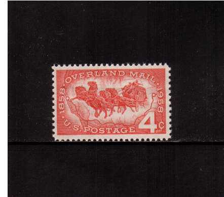 view larger image for  : SG Number 1119 / Scott Number 1120 (1958) - Overland Mail