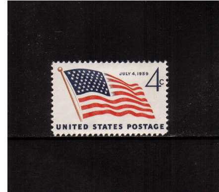 view larger image for  : SG Number 1131 / Scott Number 1132 (1959) - 49 Star Flag