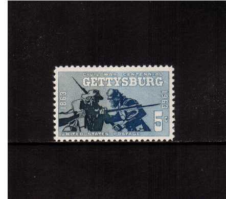 view larger image for  : SG Number 1179 / Scott Number 1180 (1961) - Civil War - Gettysburg - issued in 1963