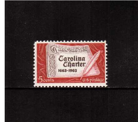 view larger image for  : SG Number 1212 / Scott Number 1230 (1963) - Carolina Charter