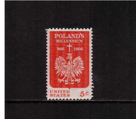 view larger image for  : SG Number 1293 / Scott Number 1313 (1966) - Polish Milennium
