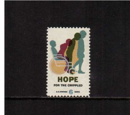 view larger image for  : SG Number 1373 / Scott Number 1385 (1969) - Hope for Crippled Children