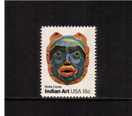 view larger image for  : SG Number 1810 / Scott Number 1837 (1980) - Indian Masks - Bella Coola