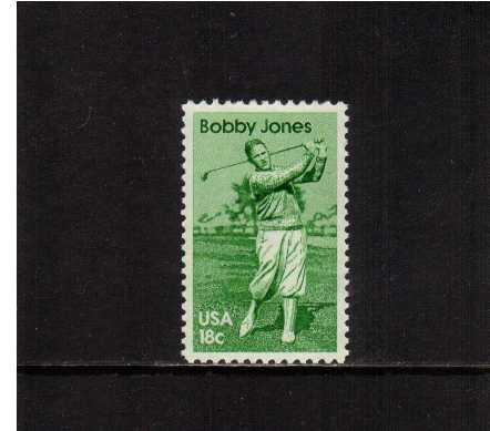 view larger image for  : SG Number 1906 / Scott Number 1933 (1981) - Golf - Bobby Jones