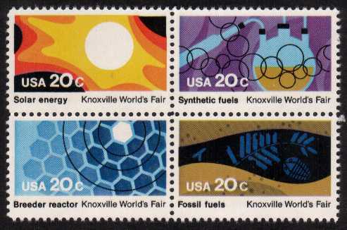 view larger image for  : SG Number 1986a / Scott Number 2009a (1982) - World's Fair <br/> Block of 4