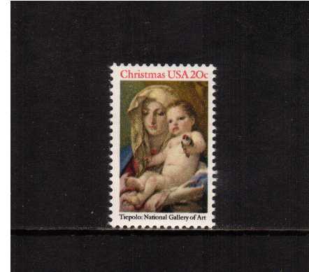 view larger image for  : SG Number 2002 / Scott Number 2026 (1982) - Christmas - Tiepolo Madonna