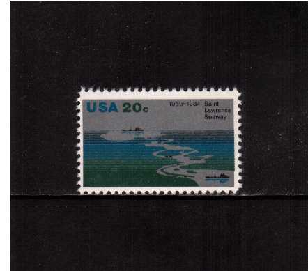 view larger image for  : SG Number 2088 / Scott Number 2091 (1984) - St. Lawrence Seaway