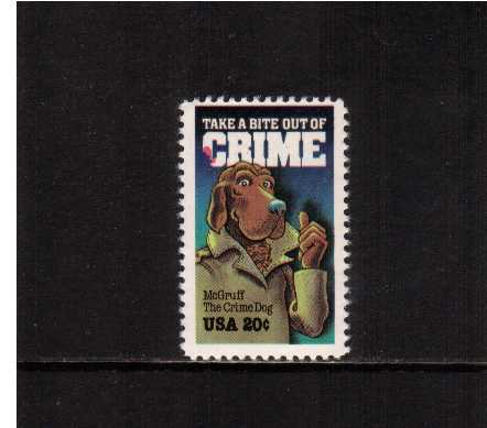 view larger image for  : SG Number 2099 / Scott Number 2102 (1984) - Crime Prevention