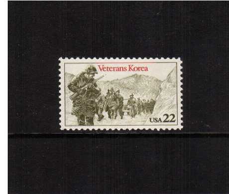view larger image for  : SG Number 2190 / Scott Number 2152 (1985) - Korean War Veterans