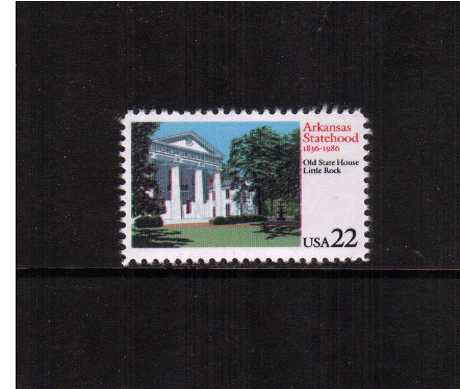 view larger image for  : SG Number 2208 / Scott Number 2167 (1986) - Arkansas Statehood