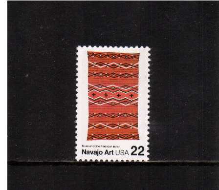 view larger image for  : SG Number 2229 / Scott Number 2235 (1986) - Navajo Art - Blankets