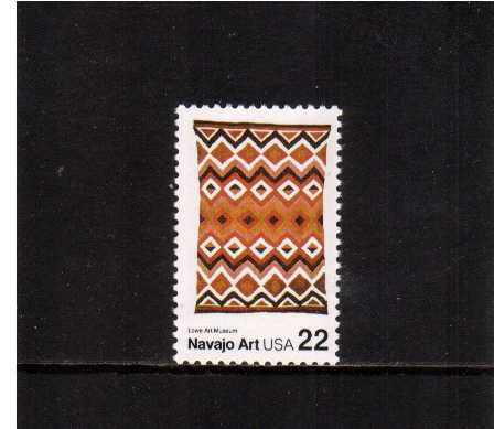 view larger image for  : SG Number 2231 / Scott Number 2237 (1986) - Navajo Art - Blankets