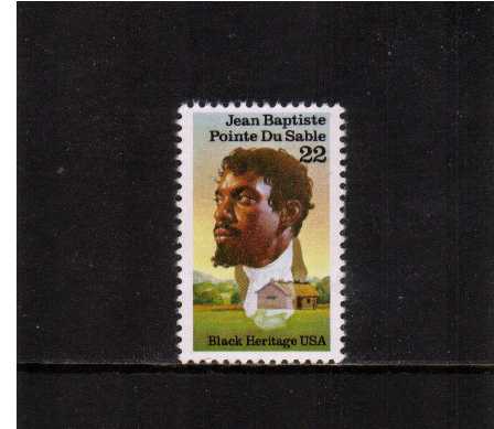 view larger image for  : SG Number 2243 / Scott Number 2249 (1987) - Black Heritage Series - Pointe Du Sable