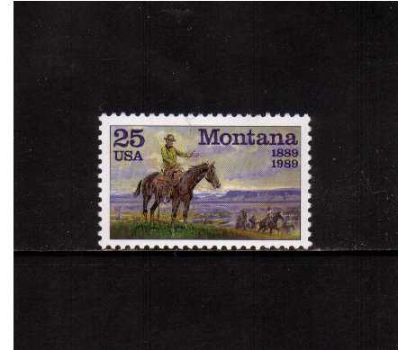 view larger image for  : SG Number 2385 / Scott Number 2401 (1989) - Montana Statehood