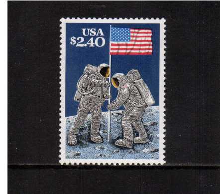 view larger image for  : SG Number 2403 / Scott Number 2419 (1989) - Moon Landing