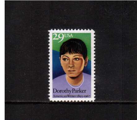 view larger image for  : SG Number 2740 / Scott Number 2698 (1992) - Dorothy Parker