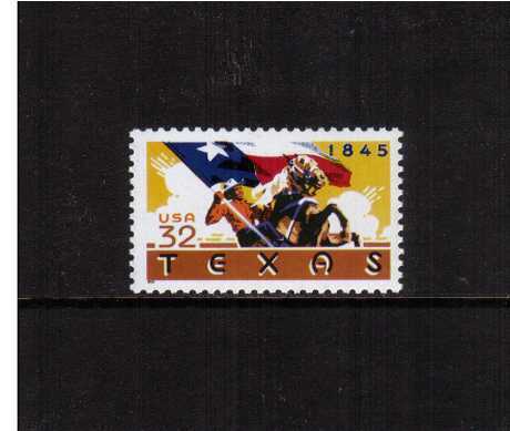 view larger image for  : SG Number 3051 / Scott Number 2968 (1995) - Texas Statehood