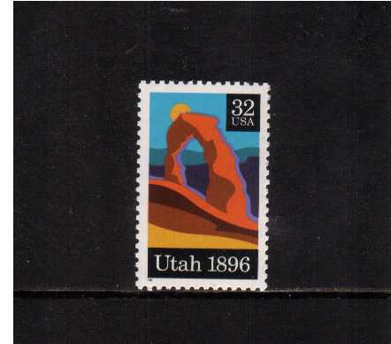 view larger image for  : SG Number 3164 / Scott Number 3024 (1996) - Utah Statehood Centenary